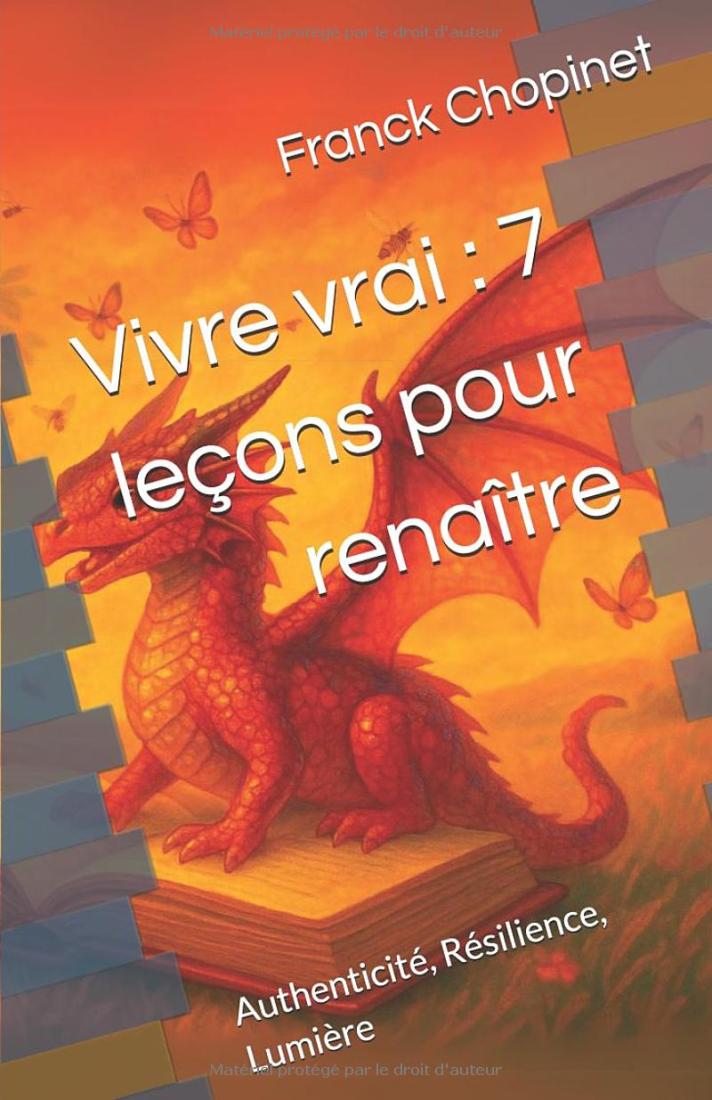 Broché couleur -Vivre vrai : 7 leçons pour renaître: Authenticité, Résilience, Lumière