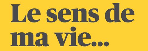 Livre le sens de ma vie Franck C.