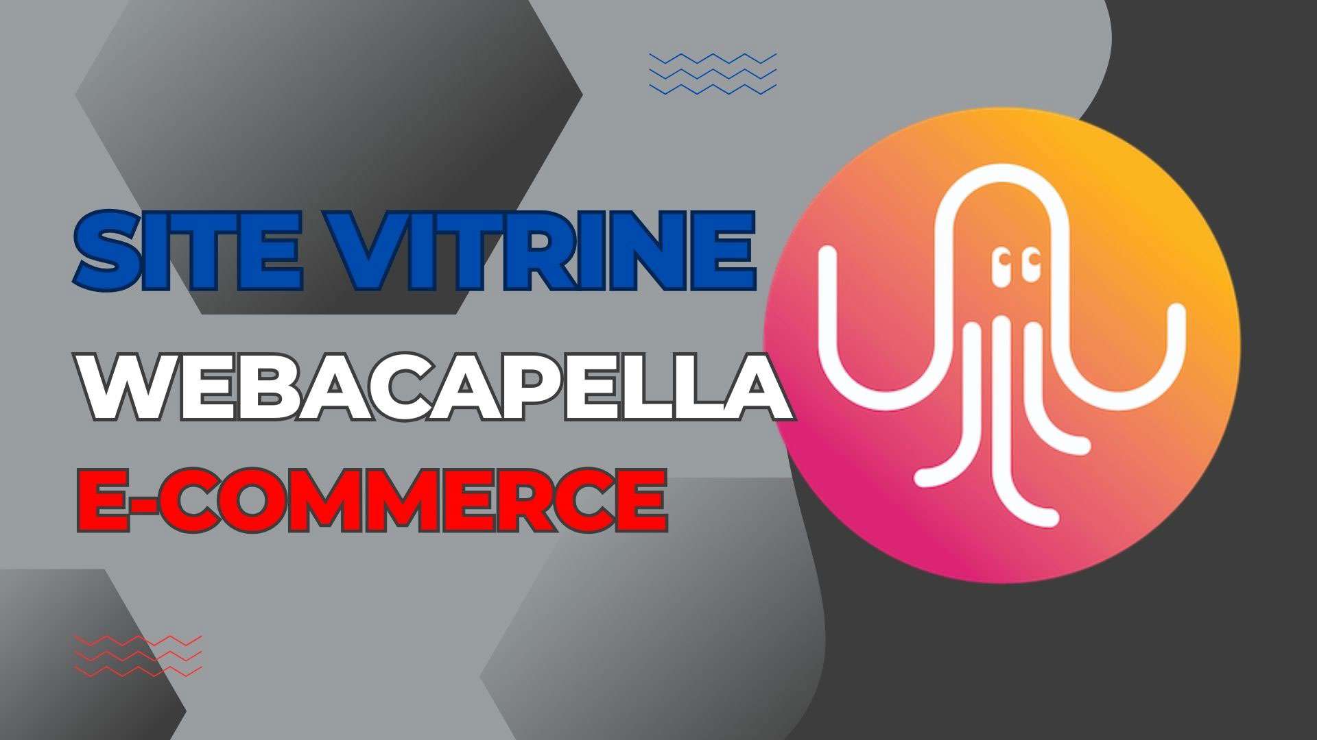 Webacapella site vitrine e-commerce